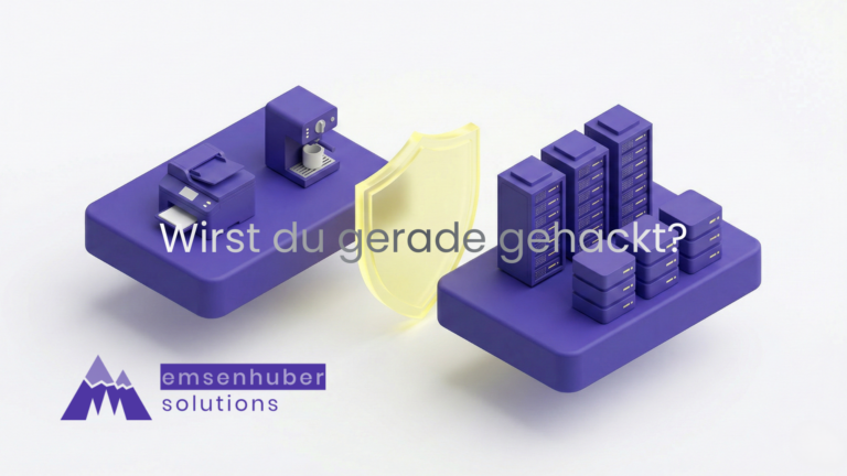 Emsenhuber Solutions IT Security Wirst du gerade gehackt?